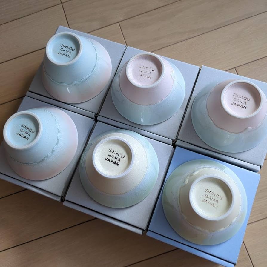 美濃焼パステルジュレＳサイズ6個セット　反り鉢　新品未使用　伸光窯　可愛い食器 Amazon.co.jp: 美濃焼パステルジュレSサイズ6個セット 反り鉢